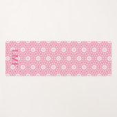 Amal Star Lattice in Pink Personalized ヨガマット (正面(横))