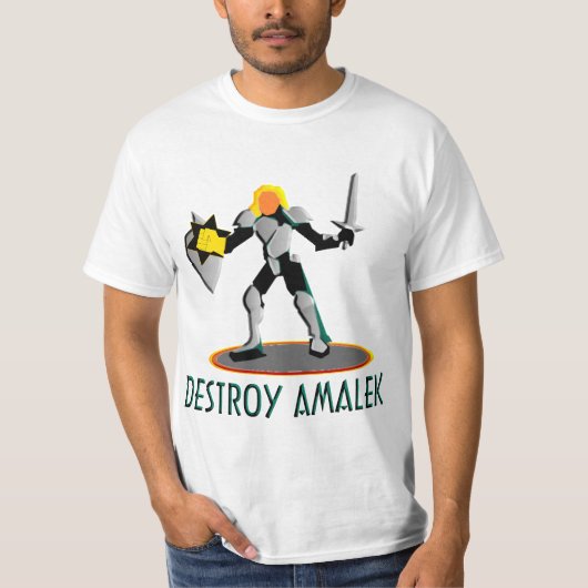Amalekを破壊して下さい Tシャツ (正面)