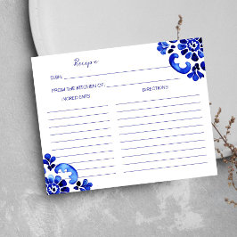 Amalfiを地中海のテーマイタリアンにしたレシピカード