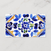 Amalfiを地中海のテーマイタリアンにしたレシピカード エンクロージャーカード (裏面)