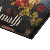 Amalfiイタリア旅行ポスターアートグラフィック カッティングボード (角)