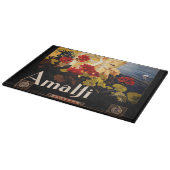 Amalfiイタリア旅行ポスターアートグラフィック カッティングボード (角)