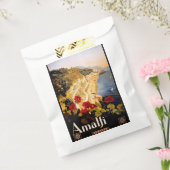 Amalfiイタリア旅行ポスターアートグラフィック フェイバーバッグ (封をした状態)