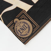 Amalfiイタリア旅行ポスターアートグラフィック フリースブランケット (角)