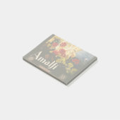 Amalfiイタリア旅行ポスターアートグラフィック ポストイット (アングル)