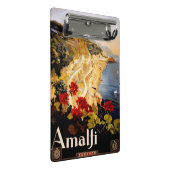 Amalfiイタリア旅行ポスターアートグラフィック ミニクリップボード (アングル)