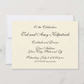 Amalfiイタリア旅行ポスターアートグラフィック 招待状 (裏面)