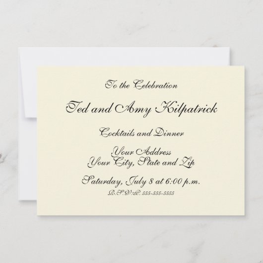 Amalfiイタリア旅行ポスターアートグラフィック 招待状 (裏面)