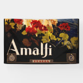 Amalfiイタリア旅行ポスターアートグラフィック 横断幕 (横)