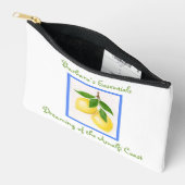 Amalfiコーストの夢を見るジッパー アクセサリーポーチ (見開き)