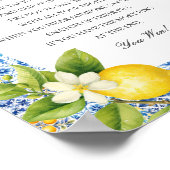 Amalfiコーストイタリアンは赤ちゃんシャワーのゲームを言わない ポスター (角)