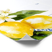 Amalfiコーストレモン推測ベビーの期日カレンダー ポスター (角)