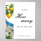 Amalfi推測キスブライダルシャワー記号 ポスター (正面)