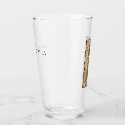 Amalfi，イタリアのヴィンテージ旅行はがき タンブラーグラス (右)