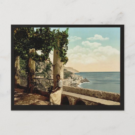 Amalfi、Capuccini、Naples、イタリアクラシック ポストカード (正面)