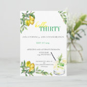 Amalfi Citrus Invitation - Birthday 招待状 (スタンド正面)