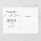 Amalfi Coast日付はがきを保存 案内ポストカード (裏面)