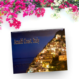 Amalfi Coast，イタリアのウォールカレンダー カレンダー