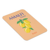 Amalfi Coast，イタリア，旅行アート，パステル，オレンジ マグネット (右側)