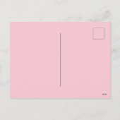 Amalfi Coast，イタリア，旅行アート，ピンク名門私立校風の, シーズンポストカード (裏面)