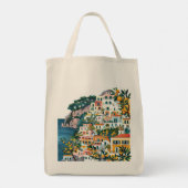 Amalfi Coast，イタリア：象徴的な目的地 トートバッグ (裏面)