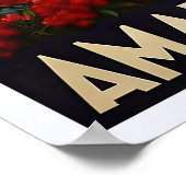 Amalfi Coast – イタ素晴らしリアの海岸線の見解 ポスター (角)