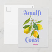 Amalfi coast シーズンポストカード (正面/裏面)