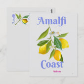 Amalfi coast ポストカード (正面/裏面)