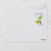 Amalfi coast ポストカード (裏面)