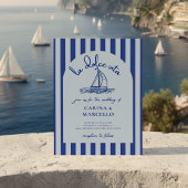 Amalfi Coast Amore: La Dolce Vita Arch Wedding 招待状