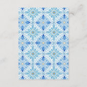 Amalfi Coast Amore Watercolor Wedding Details エンクロージャーカード (裏面)