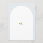 Amalfi Coast Arch Italy Lemons Wedding Itinerary プログラム (裏面)