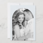 Amalfi Coast Arch Italy Lemons Wedding Photo 招待状 (裏面)