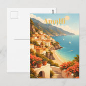  Amalfi Coast Italy ポストカード (正面/裏面)