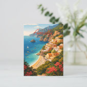  Amalfi Coast Italy ポストカード (スタンド正面)