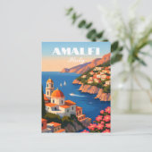  Amalfi Coast Italy ポストカード (スタンド正面)
