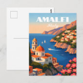  Amalfi Coast Italy ポストカード (正面/裏面)