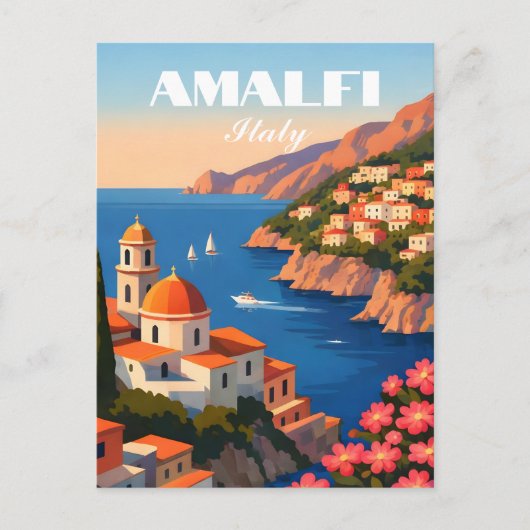  Amalfi Coast Italy ポストカード (正面)