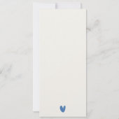 Amalfi Coast Italy Landscape 結婚's Menu Card 招待状 (裏面)