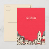 Amalfi Coast Italy Travel ポストカード (正面/裏面)