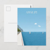 Amalfi Coast Italy Travel ポストカード (正面/裏面)