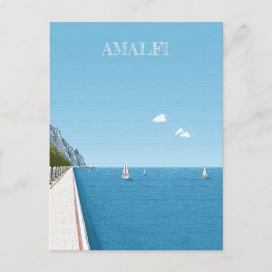 Amalfi Coast Italy Travel ポストカード (正面)