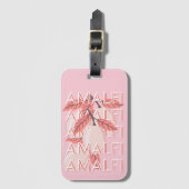 Amalfi Coast, Italy Travel Art, Summer Travel Art ラゲッジタグ (正面縦)