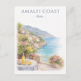 Amalfi Coast Italy Vacation Travel ポストカード