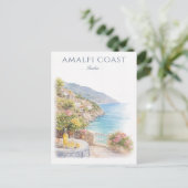 Amalfi Coast Italy Vacation Travel ポストカード (スタンド正面)