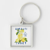 Amalfi Coast La Dolce Vita – Italian Limoncello キーホルダー (正面)