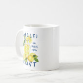 Amalfi Coast La Dolce Vita – Italian Limoncello コーヒーマグカップ (正面左)