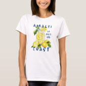 Amalfi Coast La Dolce Vita – Italian Limoncello Tシャツ (正面)