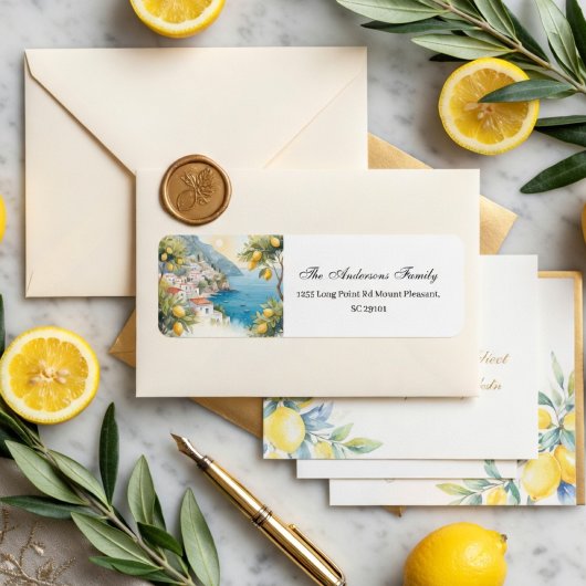 Amalfi Coast Lemon | Italian ラベル