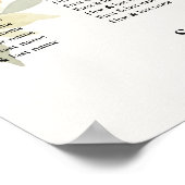 Amalfi Coast Lemon Wedding ポスター (角)